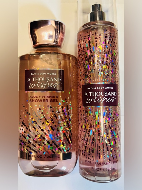 Bath & Body Works Other - Bath & Body Works A Thousand Wishes Shower Gel & Fine Fragrance Mist